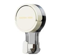 Reusable Suction Hooks: Heavy Duty Removable Wall Hangers, Waterproof Empty Design, Transparent Brackets Without Deception Smooth Surfaces | Tile Mounting Kitchen, Use Showers, C