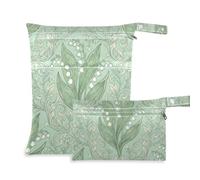 Reusable Suit Bag Waterproof 2 Pack Finland Lily Of The Valley William
