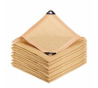 Reusable Sun Shade Netting 99% UV Block Beige Shade Cloth for Garden Plants Greenhouse Vegetables Outdoor Use (8.0x20.0 m = 26x65.6 ft) AntiAging Odorless