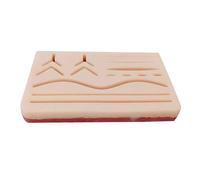 Reusable Surgical Suture Pad PVC Suturing Pad Pre Cut Wounds Medical Skin Wound Suture Practice Padfor Practice Training Training