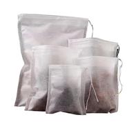Reusable Tea Filter Bags 100 Pcs Empty Tea Bags Multiple Sizes Food Grade Non-Woven String Heat Seal(10x15cm)