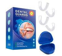 Reusable Teeth Grinding mouthguard, Upgraded Night Sleep Protector, 4-Pack moldable mouthguard to Prevent Teeth Grinding and clenching, with Travel case