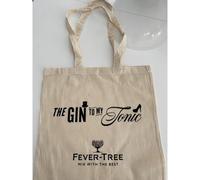 Reusable The Gin To My Tonic Tote Bag - Handbag Friendly, Strong Like your Gin!