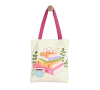 Reusable Tote Bag for Women - Cute Shoulder Bag with Magnetic Buckle & Zipper Pocket Durable Fabric Aesthetic Gift, Yellow