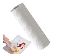 Reusable Towel Roll? Washable Lint-free Fabric, Absorbent Paperless Sheet, Kitchen Utility Rag, Heavy Duty Cleaning Pad | Eco-Friendly , Perfect for Drying Cooking Spills