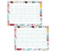 Reusable Tracing Sheets for Alphabet Writing - Capital & Small Letters Practice Mat | Wipe-Clean, Tear-Proof A4 Sheet | Double-Sided Handwriting Board with Pen