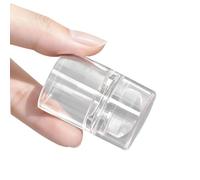 Reusable Transparent Nail Art Stamp with Visible Alignment Systems for Manicure. Nail Stamp with Multiple Designs