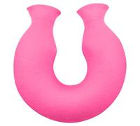 Reusable U-Shaped Hot Water Bottle with Soft Plush Cover - Dual Nozzle Neck Heat Pack for Women Men, Relieves Tension and Fatigue, Ideal for Winter, Bedtime, and Office Use (Pink)