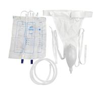 Reusable Urine Bag, Urine Drainage Bag for Adult Man Woman Elderly, Portable Sterile Catheter Night Bags, Three Models to Choose from, Safe and Leak Proof (Men)