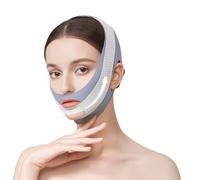 Reusable V Face Lifting Tape, Face Slimming Band, Double Chin Mask, Double Chin Remover, Face Tape, Double Chin Reducer, V-Shaped Face Masks for Lifting and Contouring (Grey)