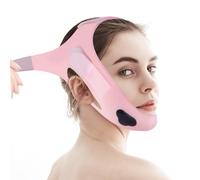 Reusable V-Line Face Strap, Soft Silicone Face Chin Up Tape for Sleeping, Double Chin Reducer Strap Jaw Exerciser for Women