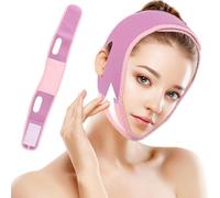 Reusable V Line Lifting Mask Chin strap for sleeping, Face Lift Prevent Sagging, V Line Lifting Mask for Women, Jaw Exerciser(COLOR:Purple)