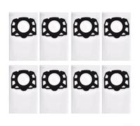 Reusable Vacuum Cleaner Dust Bags for Kärcher WD4 WD5 WD6 MV4 MV5 MV6, 5-Layer Non-Woven Microfibre Filters, High Capacity Replacement Parts(8pcs)