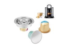 Reusable Vertuoline Converts for NS Pod Vertuo Pop Next Adapter to Coffee Capsule Barista Accessories Reusable Coffee Pods Adapter vertuo pod Converter Capsule Adapter (80ml)