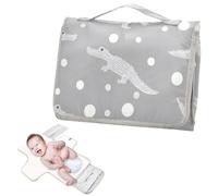 Reusable Washable Changing pad with Tissue Pocket Polka Dots Crocodiles Gray Changing Pads for Table for Moms Dads cambiadores de pa ales para Bebes