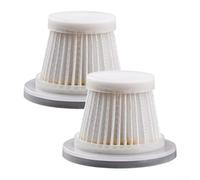 Reusable Washable Filter for Cordless Car Vacuum Cleaner, 2-Pack White Replacement Compatible with Most Cordless Vacuums(2 Pack)