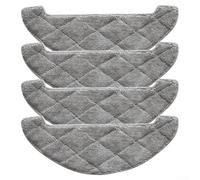 Reusable Washable Microfiber Mop Cloth Set Compatible with For Coredy R750Pro R758Pro Robot Vacuum Cleaner 4pcs 10pcs (4 PACK)