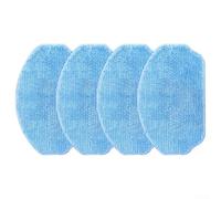 Reusable Washable Mop Cloth for Conga M10, BR151 Robot Vacuum Cleaner Compatible with for Xtreme, for bObsweep for Charlotte, for Tuya, for UMMUND, for Smart Life (4 PACK)