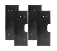 Reusable Washer Dryer Lint Filter Foam Sponge WH01X35719 Replacement Part, 4 Pack For PFQ97HSPVDS Model 16.14x6.1x0.2 Inch Black(4 PACK)