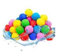Reusable Water Balloons For Kids - Multicolor Soft Silicone, Quick Fill Fun