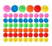 Reusable Water Balloons For Kids - Sixty Pieces Sponge Ball, Multicolor Beach Toy | Self Sealing Splash Refill, Summer Outdoor Trampoline Backyard Game For Pool Party