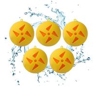 Reusable Water Balloons for Kids, Splash Balls for Beach Set of 5, Fun Reusable Balloons for Boys and Girls Outdoor Games at Summer Parties and Estiv Activities