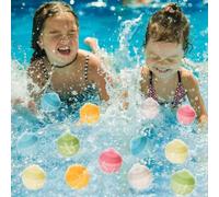 Reusable Water Balloons, Self Sealing Water Balloons Quick Fill Waters Balloon, Reusable Summer Outdoor Toys, Summer Fun for Kids Outdoor Pool Waters Toys