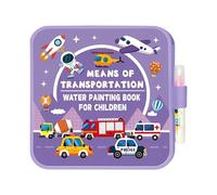 Reusable Water Coloring Book for Kids, Educational Drawing and Coloring Toy, Suitable for Boys and Girls at Home, School, Classroom, Travel, Airplane, or Birthday Gift, Encourages Creativity, Art