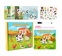 Reusable Water Coloring Book - Paint For With Activity Book, Exploring Through Art Game, Educational Drawing Toy | For Boys Girls D