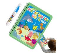 Reusable Water Coloring Book - Water Painting Book for 1 to 3 Years, Children's Educational Set Gift Birthday Easter