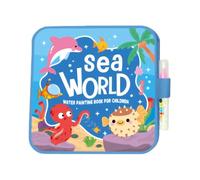 Reusable Water Colouring Book with Pen | Toys Water Scribble Book For Kids Boys Girls Birthday Christmas Party Classroom Halloween Easter Home