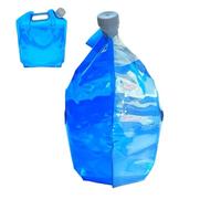 Reusable Water Ice Bag - Foldable 5L 10L Cooler Container With Spigot | Freezer Hydration Pack For Camping Hiking Bath Picnic, Large Capacity Leakproof Travel Bag For Outdoor Beverage Liquid Chill Use