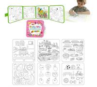 Reusable Water Painting Book for Toddlers, Mess Free Water Art Book for Toddlers, No Mess Paint & Reusable Fun for Ages 3+