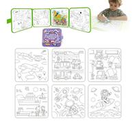 Reusable Water Painting Book for Toddlers, Mess Free Water Art Book for Toddlers, No Mess Paint & Reusable Fun for Ages 3+