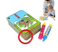 Reusable Water Writing Cards, Alphabet Number Learning Set, Free Coloring Activity, Early Education Practice Toy, Study Toy