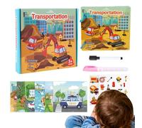 Reusable Watercolor Book - Safe Coloring Book for Kids, Artistic Activity | Creative Stand for Home School Parents Boy Girl Playful Game Development Imagination Learning