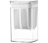 Reusable Whey Drainage Tool with Graduated Volume Markings for Accurate Portioning of Yogurt Before and After Straining Steps (White (White (1800 ml))