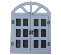 Reusable Window View Chalkboard Wooden Hanging Decorative Board | Vintage Window Shape, Leave Message Surface, Suitable for Bars and Housewarming Decor