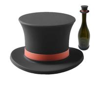 Reusable Wine Corks | Hat Shaped Silicone Wine Topper,Decorative Beer Sealer, Funny Champagne Stoppers for Preserves Drinks in Bottles & Glasses