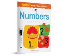 Reusable Wipe and Clean Book 1-10 Numbers: Write and Practice Numbers (1-10)