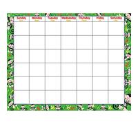 Reusable/Wipe-Off, Monkey/Jungle Monthly Wall Calendar/Diary