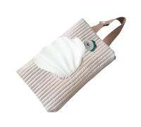 Reusable Wipes Pouch, Portable Tissue Dispenser, 7x5 Inch Refillable Holder Bag, Sturdy Waterproof Dustproof Case, Hand And Face Wipe Organizer, Makeup Removal Accessory for Stroller Travel Gym