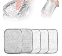 Reusable Wire Miracle Cleaning Cloths, Multipurpose Wire Dishwashing Rags for Wet and Dry, Round Wire Washing Cloth, Non Scratch Wire Dishcloth for Kitchen, Sinks, Pots, Pans (5)