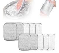 Reusable Wire Miracle Cleaning Cloths, Multipurpose Wire Dishwashing Rags for Wet and Dry, Round Wire Washing Cloth, Non Scratch Wire Dishcloth for Kitchen, Sinks, Pots, Pans (10)