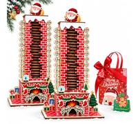 Reusable Wooden Christmas Countdown with Numbered Days (2PCS-B) | Bring it out each December to follow the days until Christmas while adding warm, nostalgic character to seasonal décor.
