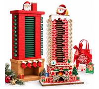 Reusable Wooden Christmas Countdown with Numbered Days (2PCS-C) | Bring it out each December to follow the days until Christmas while adding warm, nostalgic character to seasonal décor.