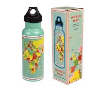 Reusable World Map Stainless Steel Bottle