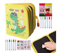 Reusable Writing Notebook with Markers, Erasable Slate - Erasable Doodle Book | For Boys Girls Preschool Room Classroom Waiting Nursery Car Trips