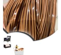 Reusableplastic Rattan Repair Kit - 196ft Synthetic Weaving Material 1pc(Brown 2)