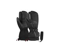 Reusch 8 6101955 Unisex Down Spirit Gore-Tex Lobster Gloves with Practical Heating Pad Pockets 7702 Black/Silver
